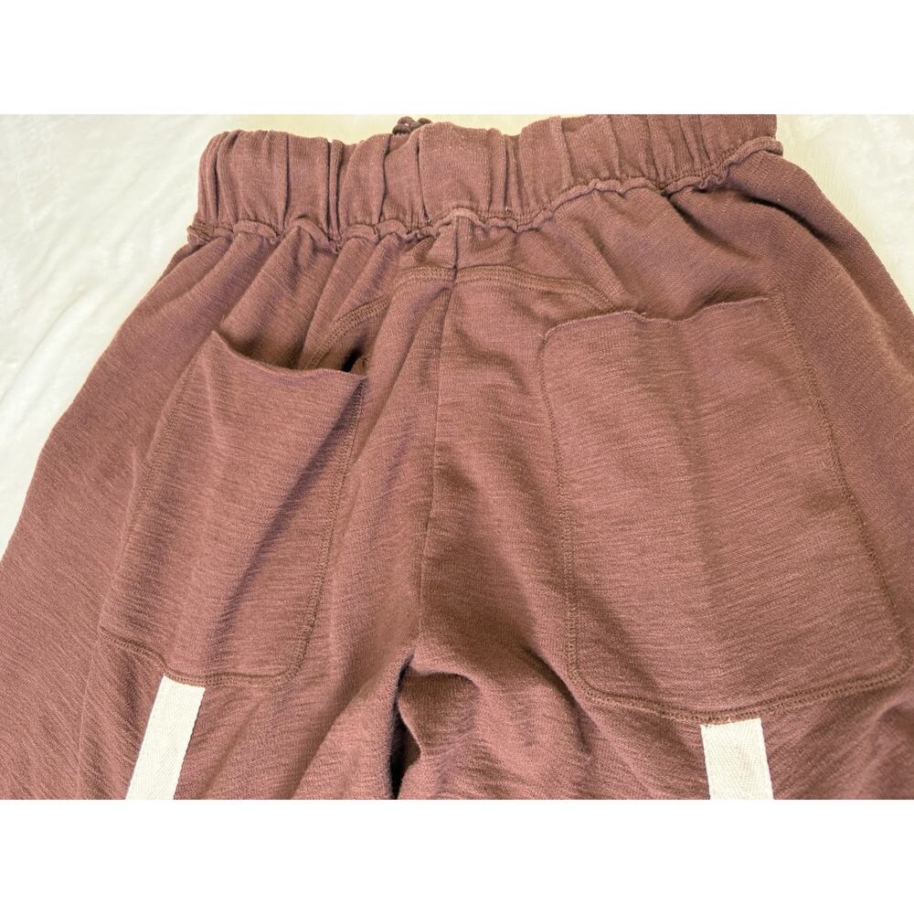 Free People Beach Pants Women’s Sz XS Brown Boho Wide Leg Drawstring - Picture 4 of 9